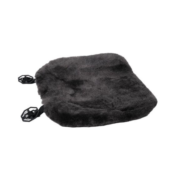 Natural Automotive Classic Sheepskin Chair Pad | 1-Piece | Carbon grey - Picture 1 of 5